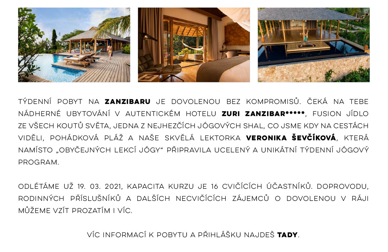 Spouštíme dvě nové destinace! - dovolená s jógou