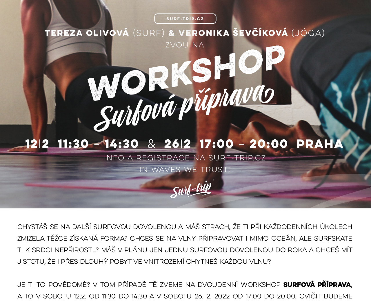 Workshop Surfová příprava